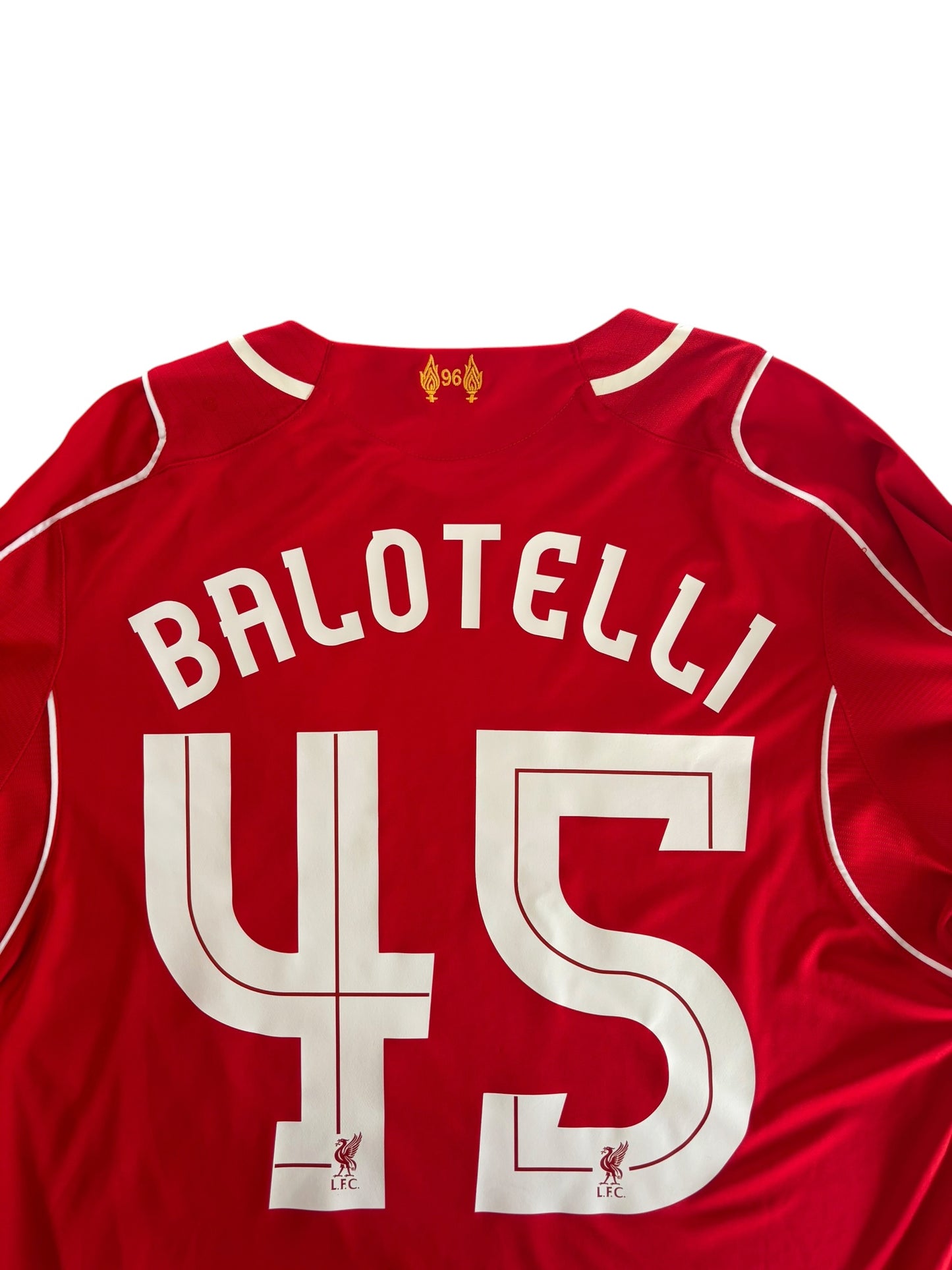 14/15 Warrior Liverpool Home No.45 Balotelli