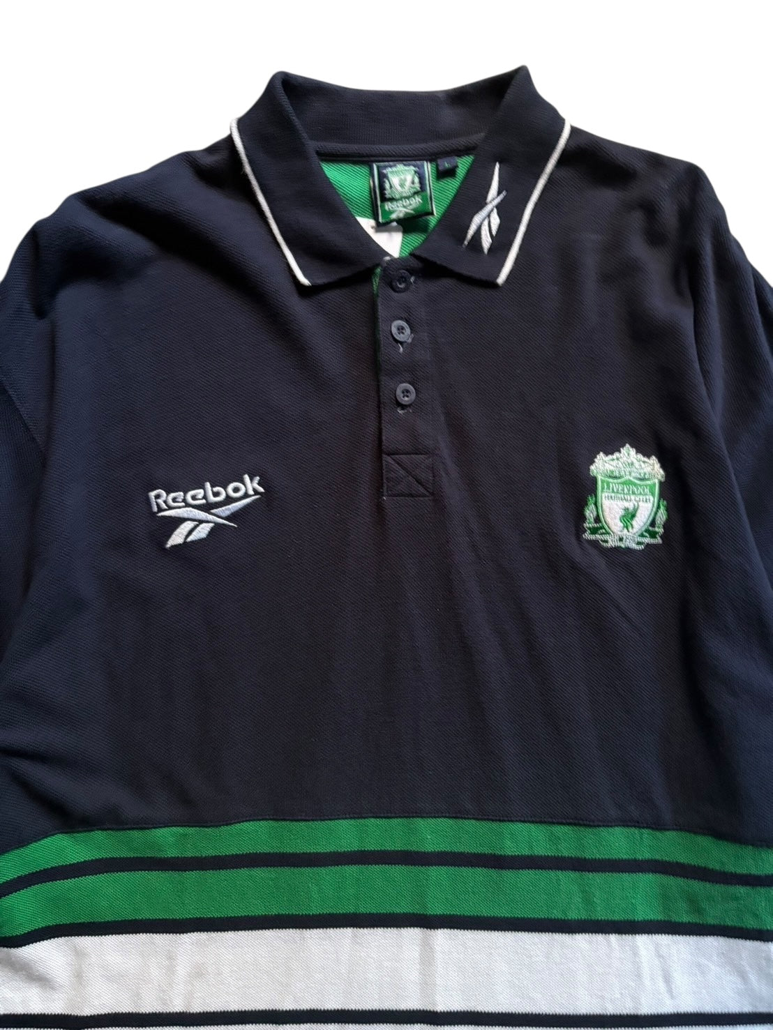 99/00 Reebok Liverpool Polo Top