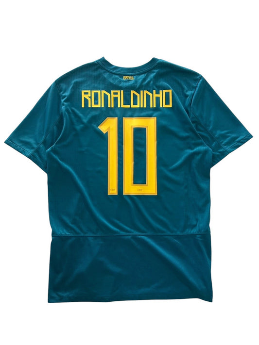 11/12 Nike Brazil National Team Away No.10 Ronaldinho