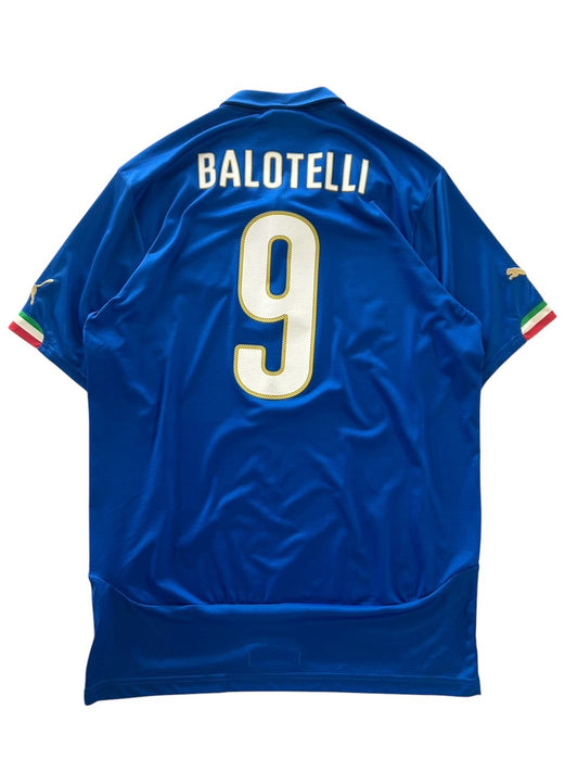 14/15 Puma Italy National Team Home No.9 Balotelli