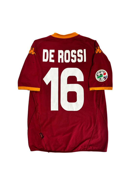 07/08 kappa As Roma Home No.16 De Rossi