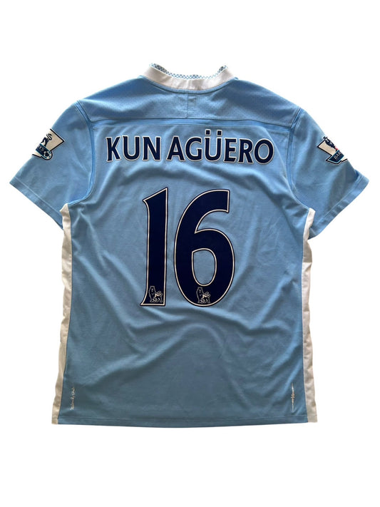 11/12 Umbro Manchester City Home No.16 Kun Aguero
