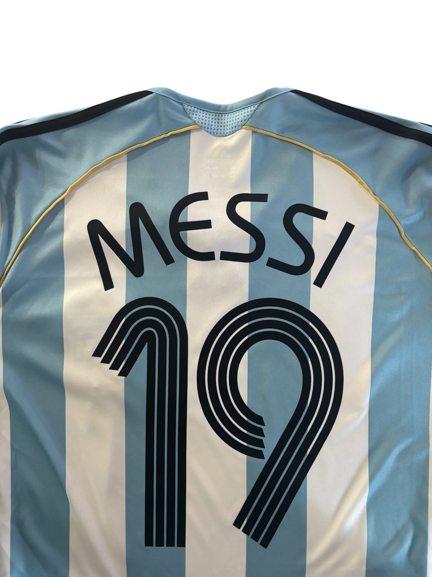 2006 Adidas Argentina National Team Home No.19 Messi