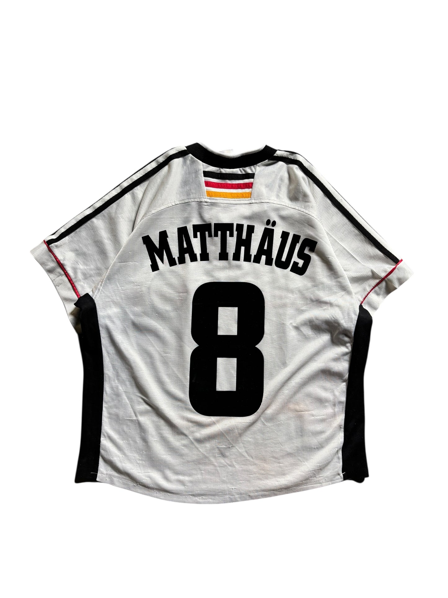 1998 Adidas Germain National Team Home No.8 Lothar Matthäus