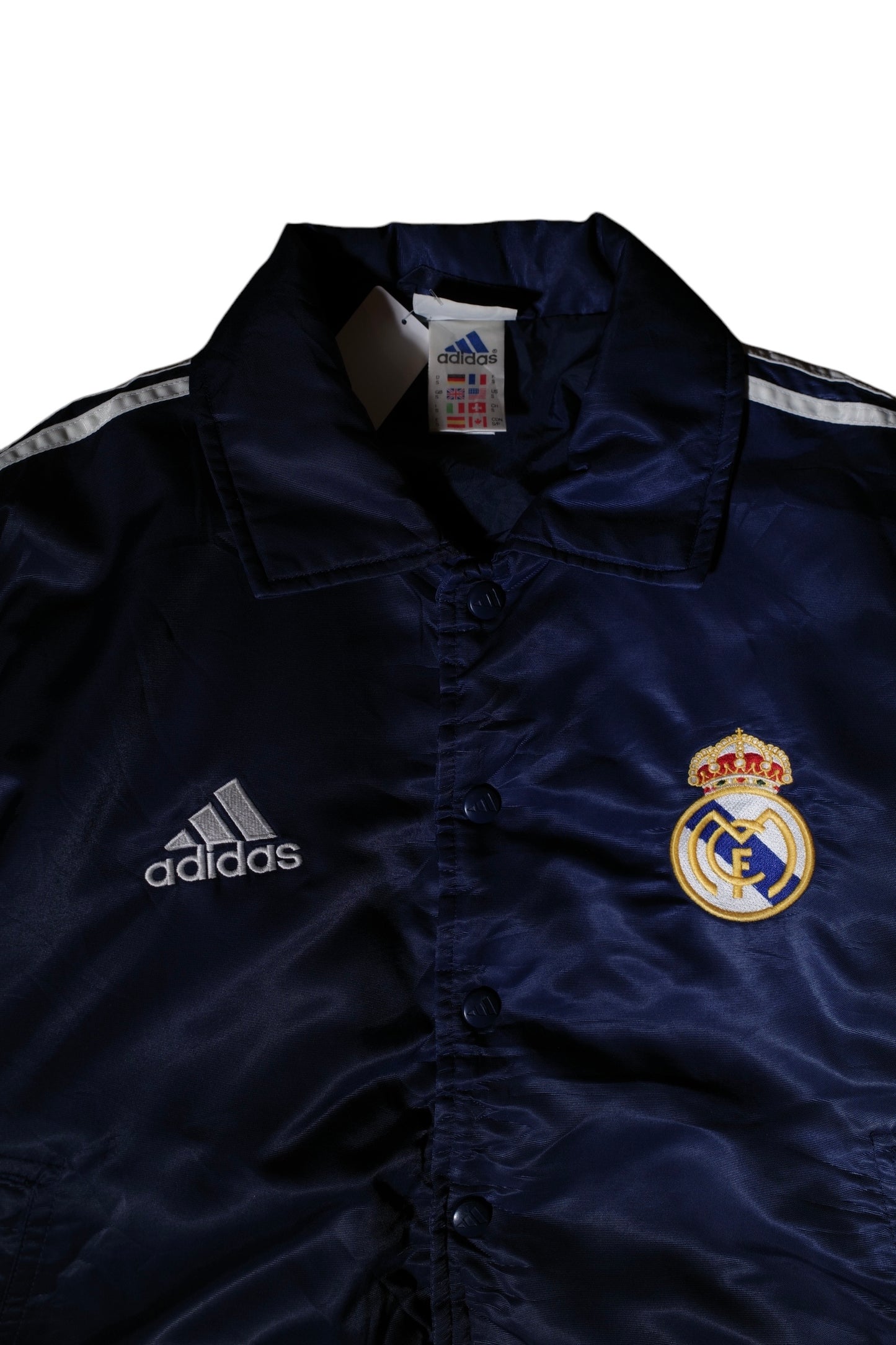 90s Adidas Real Madrid Collared Jacket