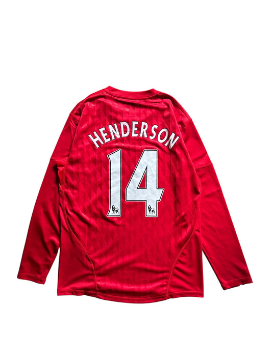 10/11 Adidas Liverpool L/S Home No.14 Jordan Henderson