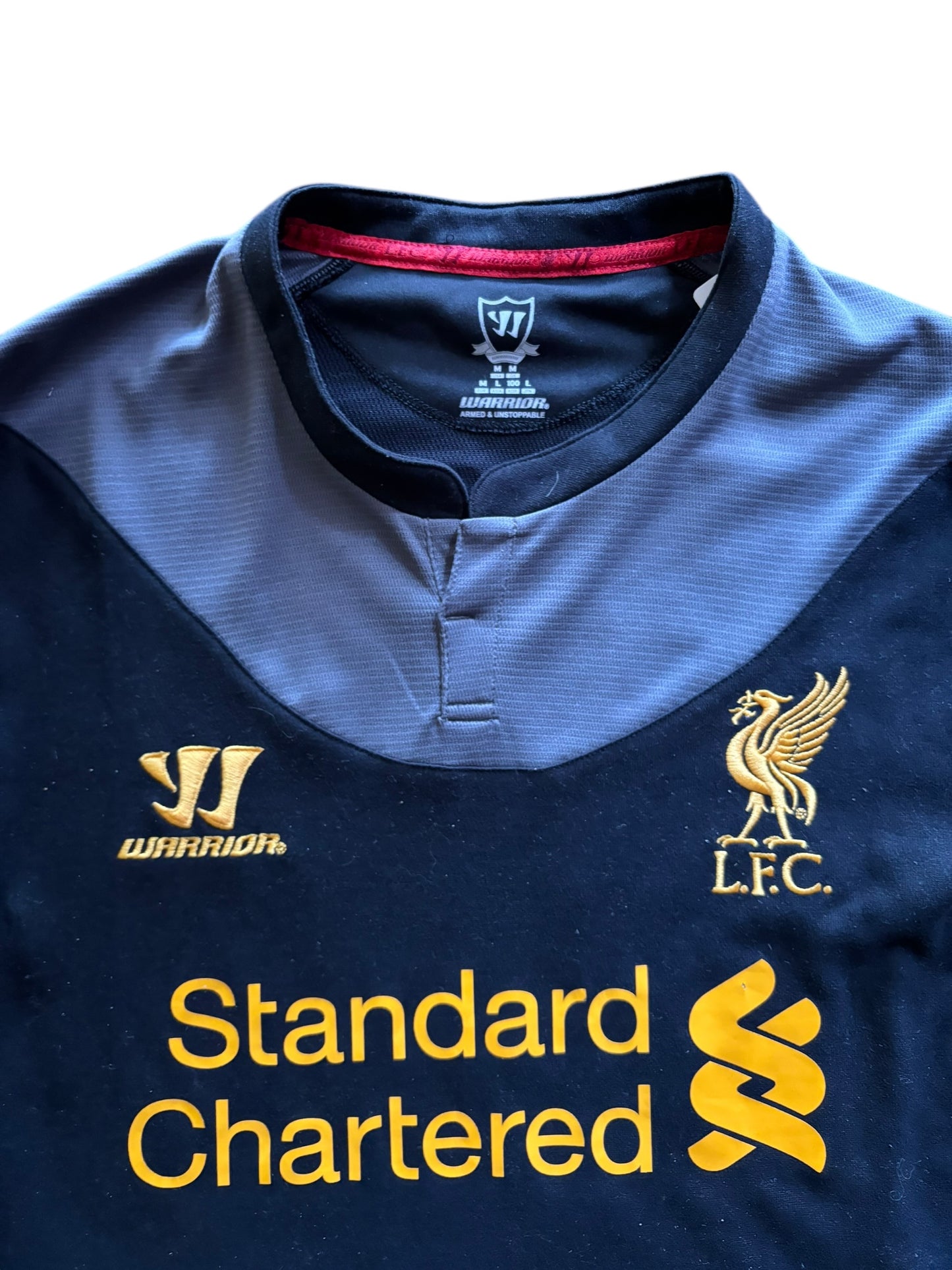 12/13 Warrior Liverpool Away No.7 Luis Suárez