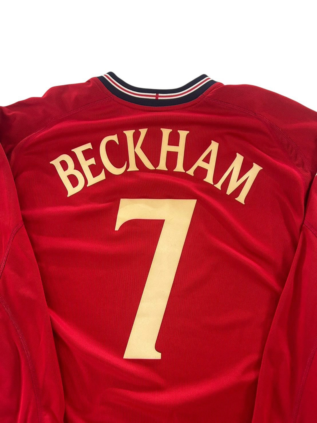 2002 Umbro England Away L/S No.7 Beckham