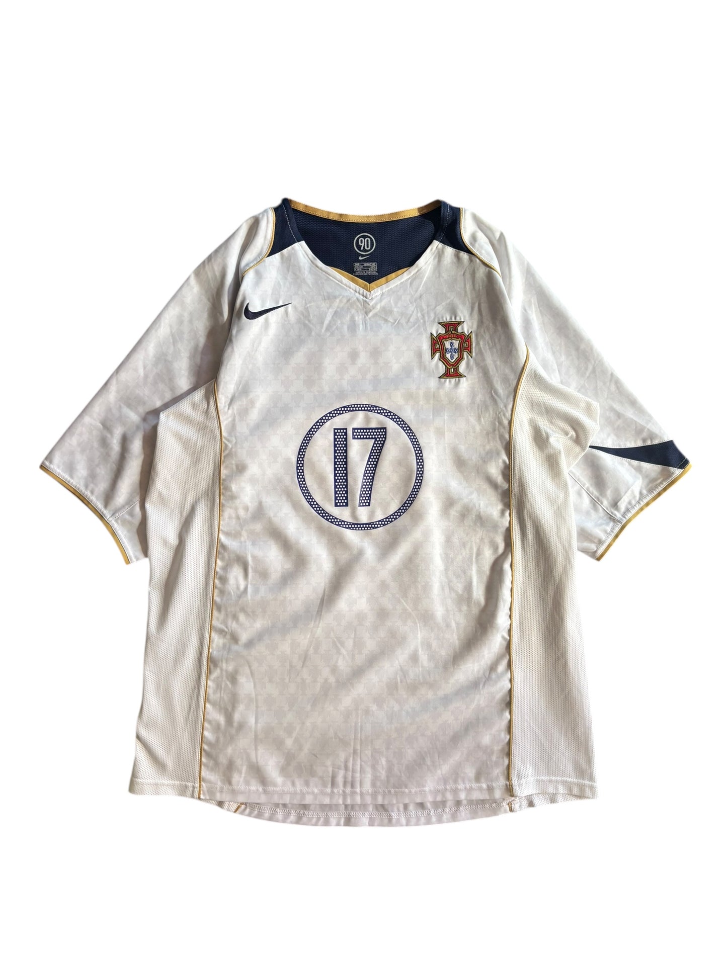 04/05 Nike Portugal National Team Away No.17 Cristiano Ronaldo