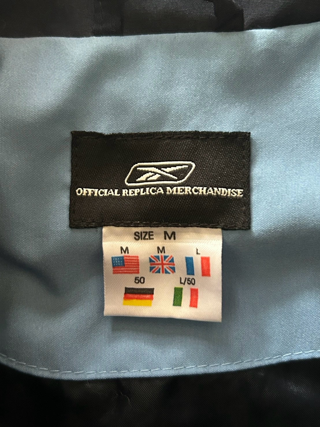 00s Reebok Manchester City Track Jacket