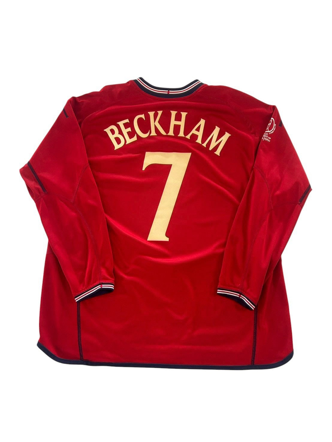 2002 Umbro England Away L/S No.7 Beckham