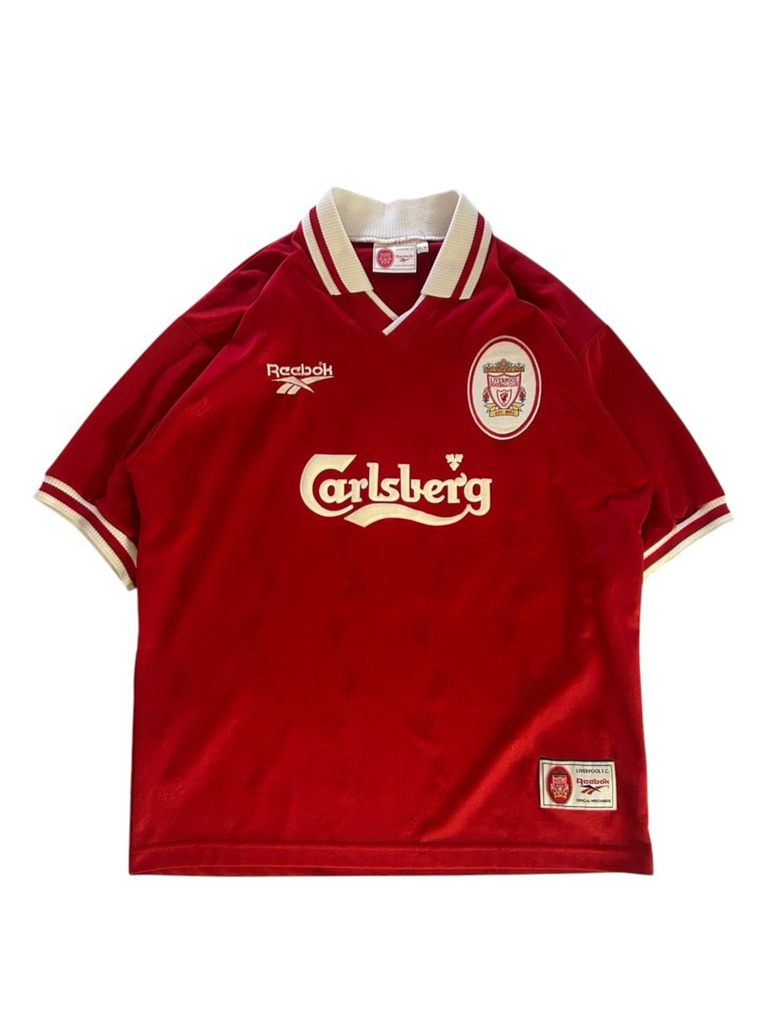 96/98 Reebok Liverpool Home Mcmanaman