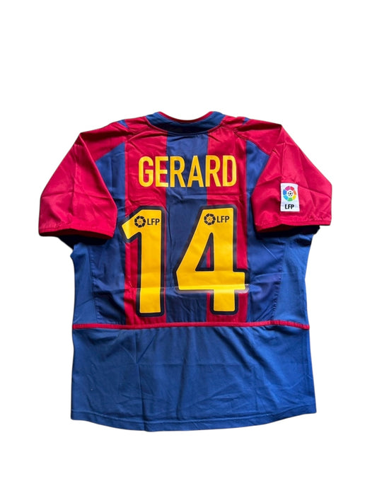 03/04 Nike Barcelona Home No.14 Gerard López