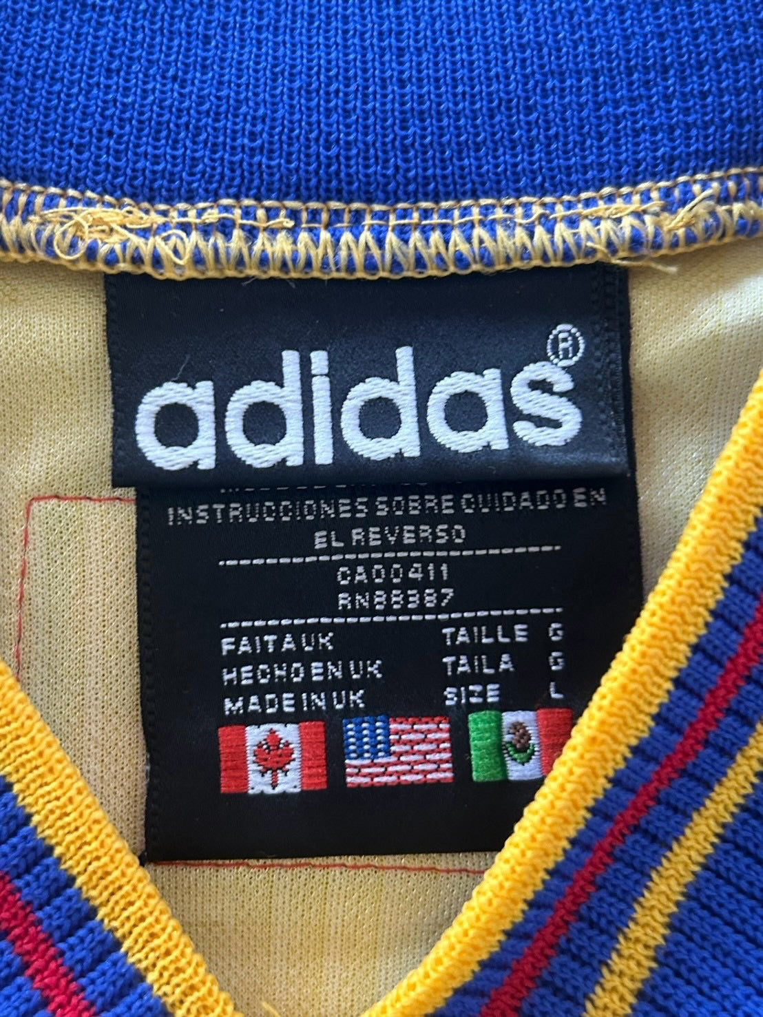 1996 Adidas Sweden Home