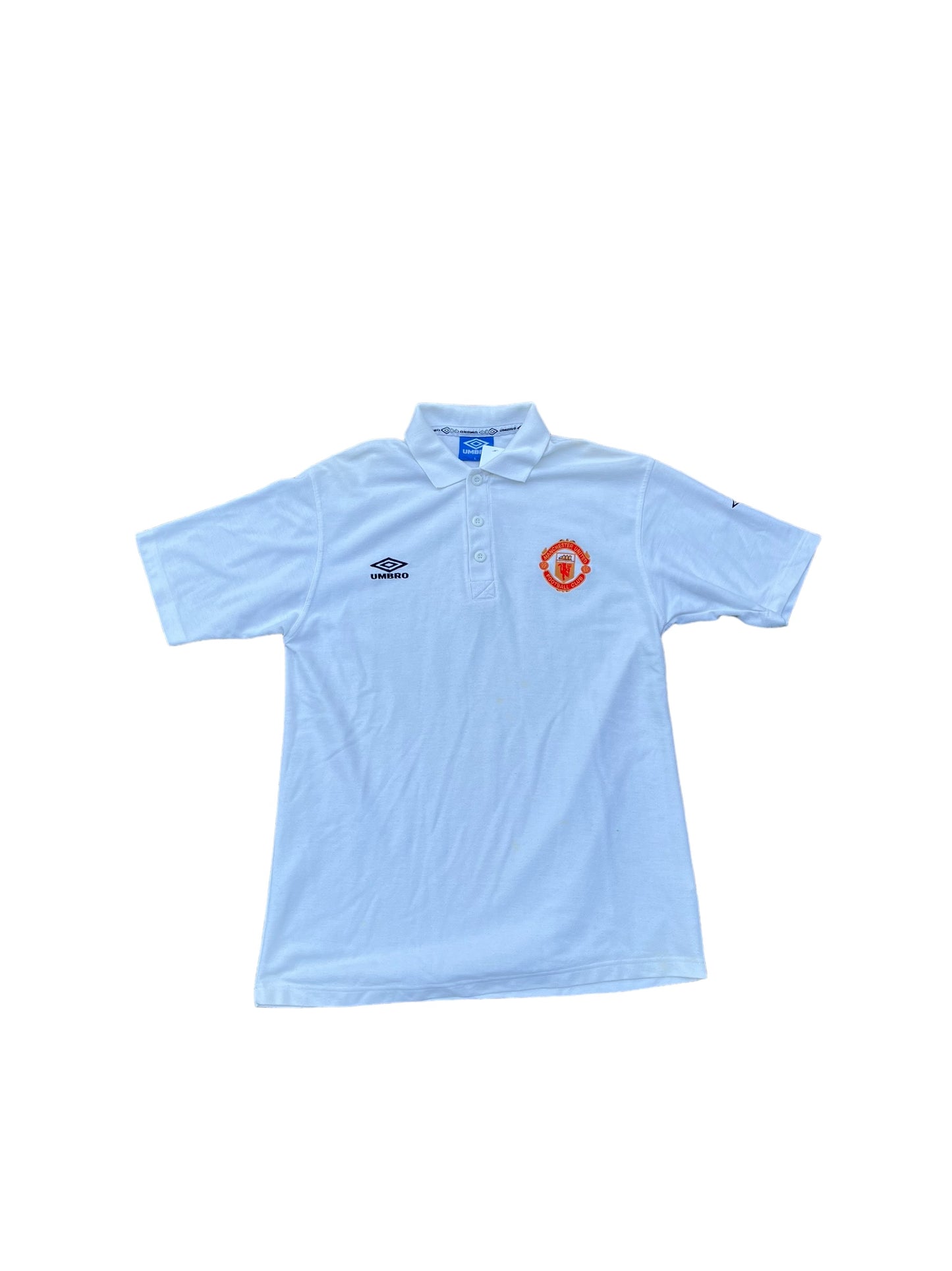 90s Umbro Manchester United Polo Top