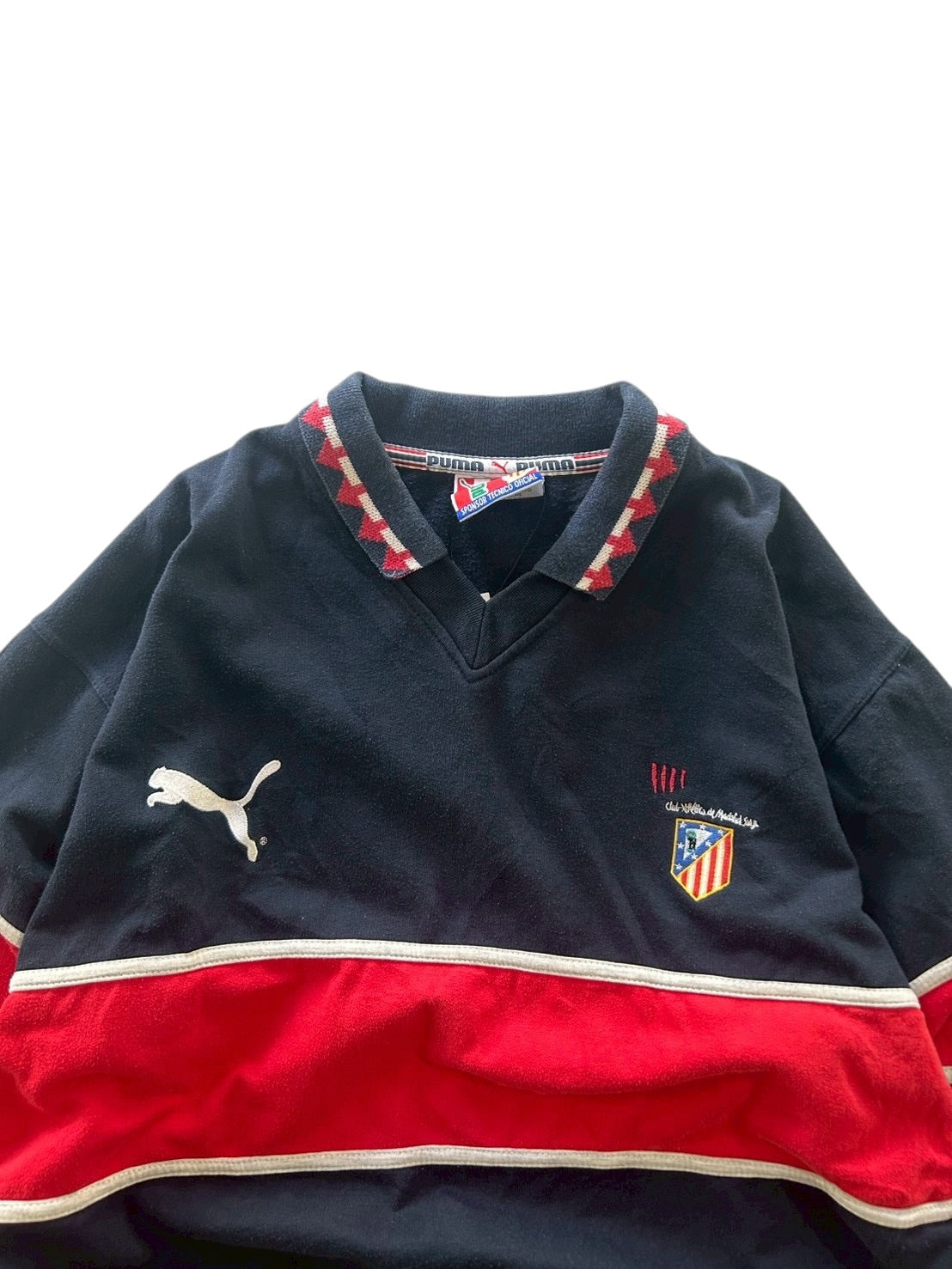 90s Puma Atletico Madrid Drill Top
