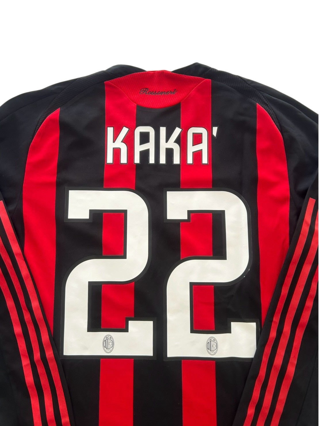 08/09 Adidas AC Milan Home L/S No.22 Kaka