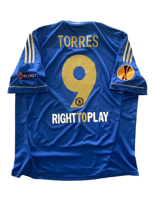 12/13 Adidas Chelsea Home EL Final Kit No.9 Torres
