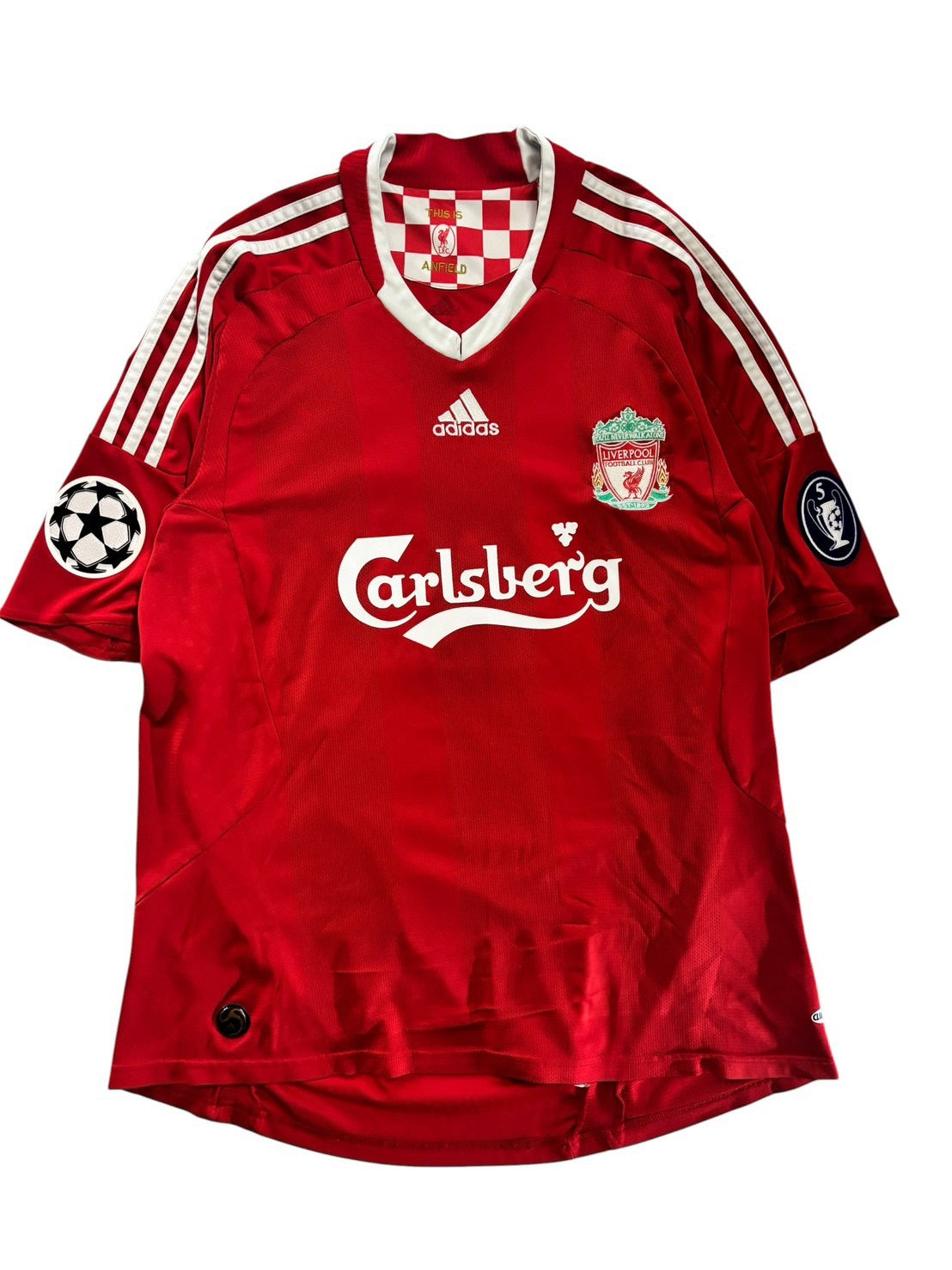 08/10 Adidas Liverpool Home Mascherano