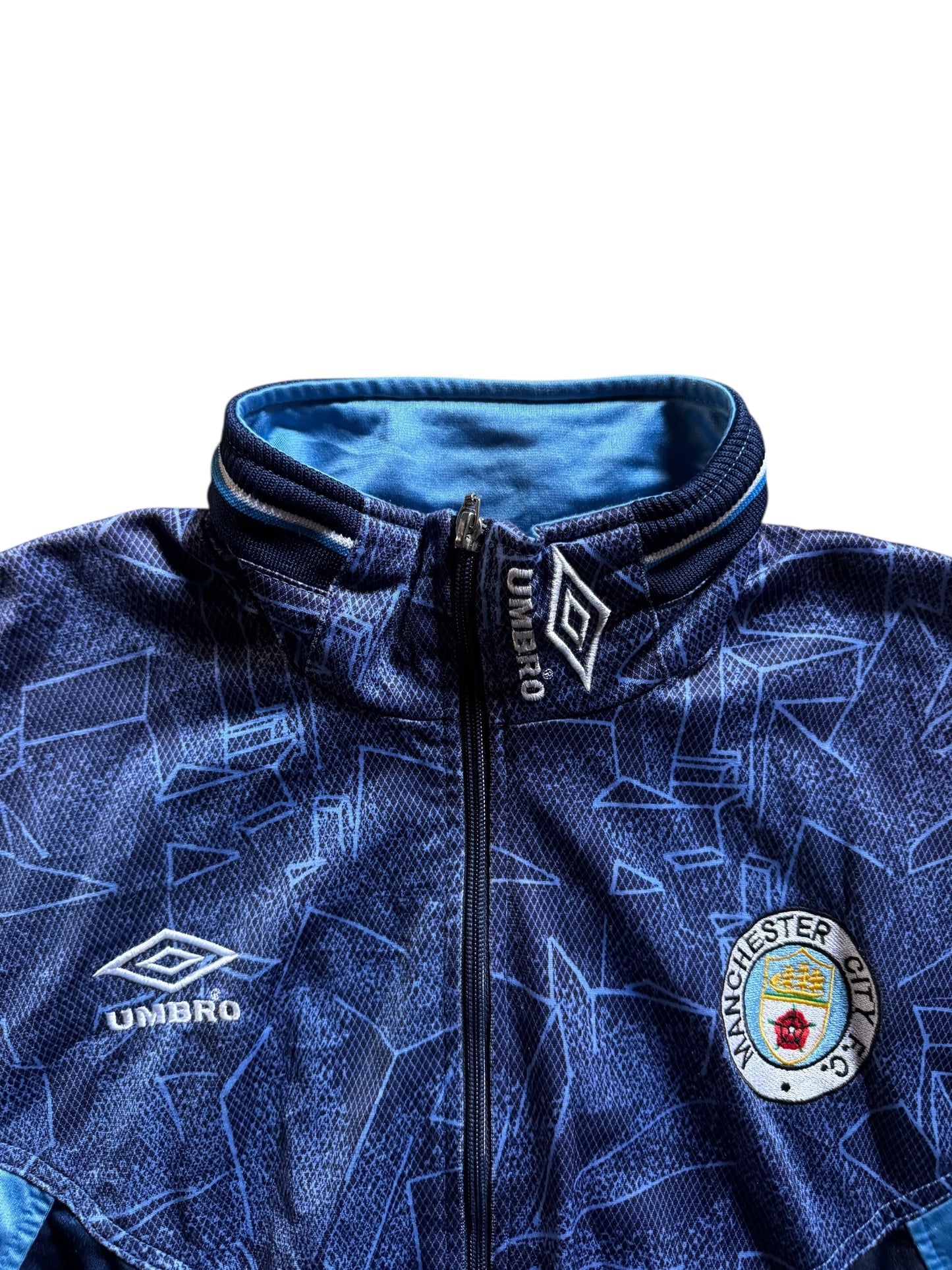 90s Umbro Manchester City Track Jacket