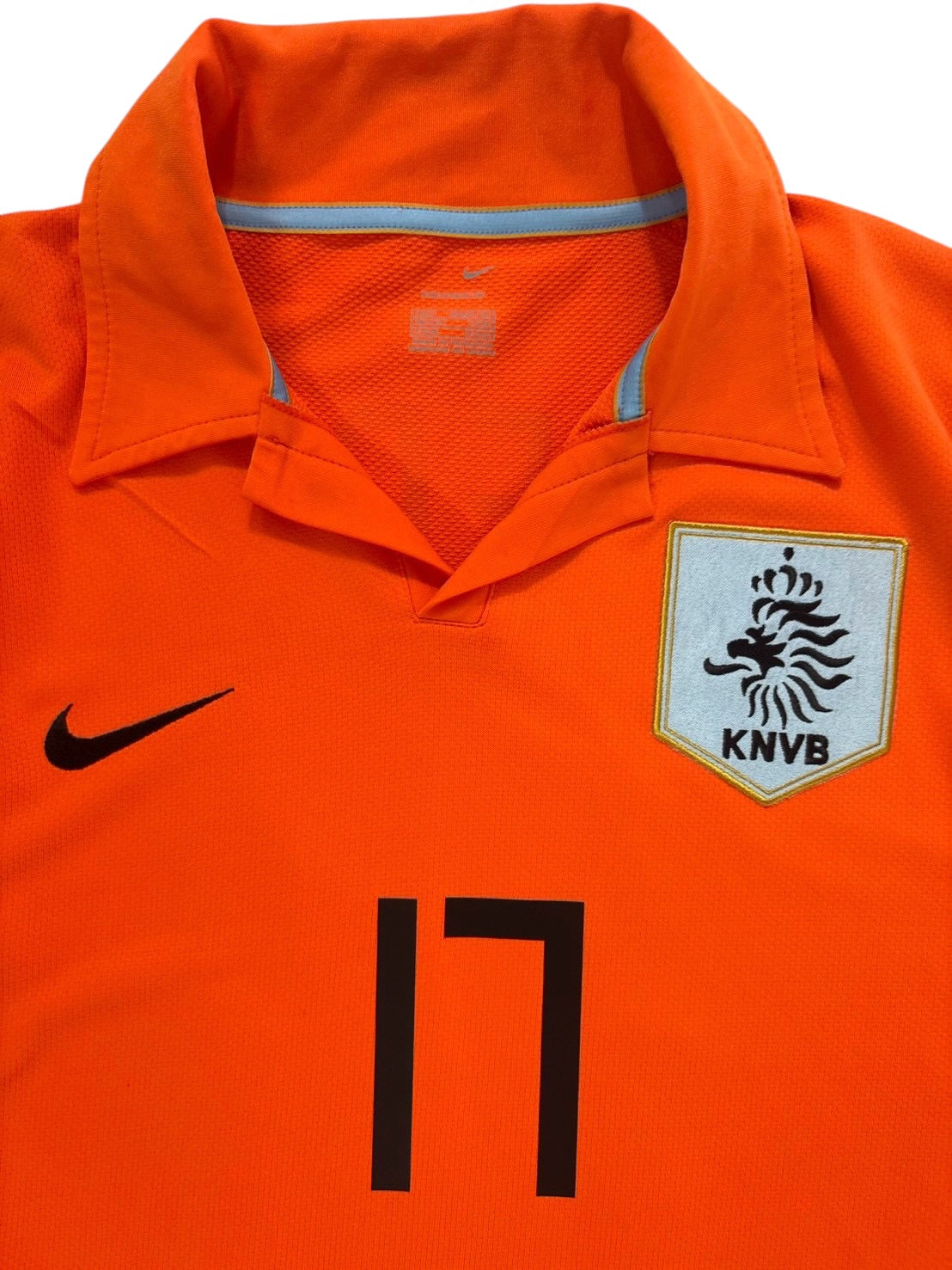 2006 Nike Netherlands Home No.17 V.Persie