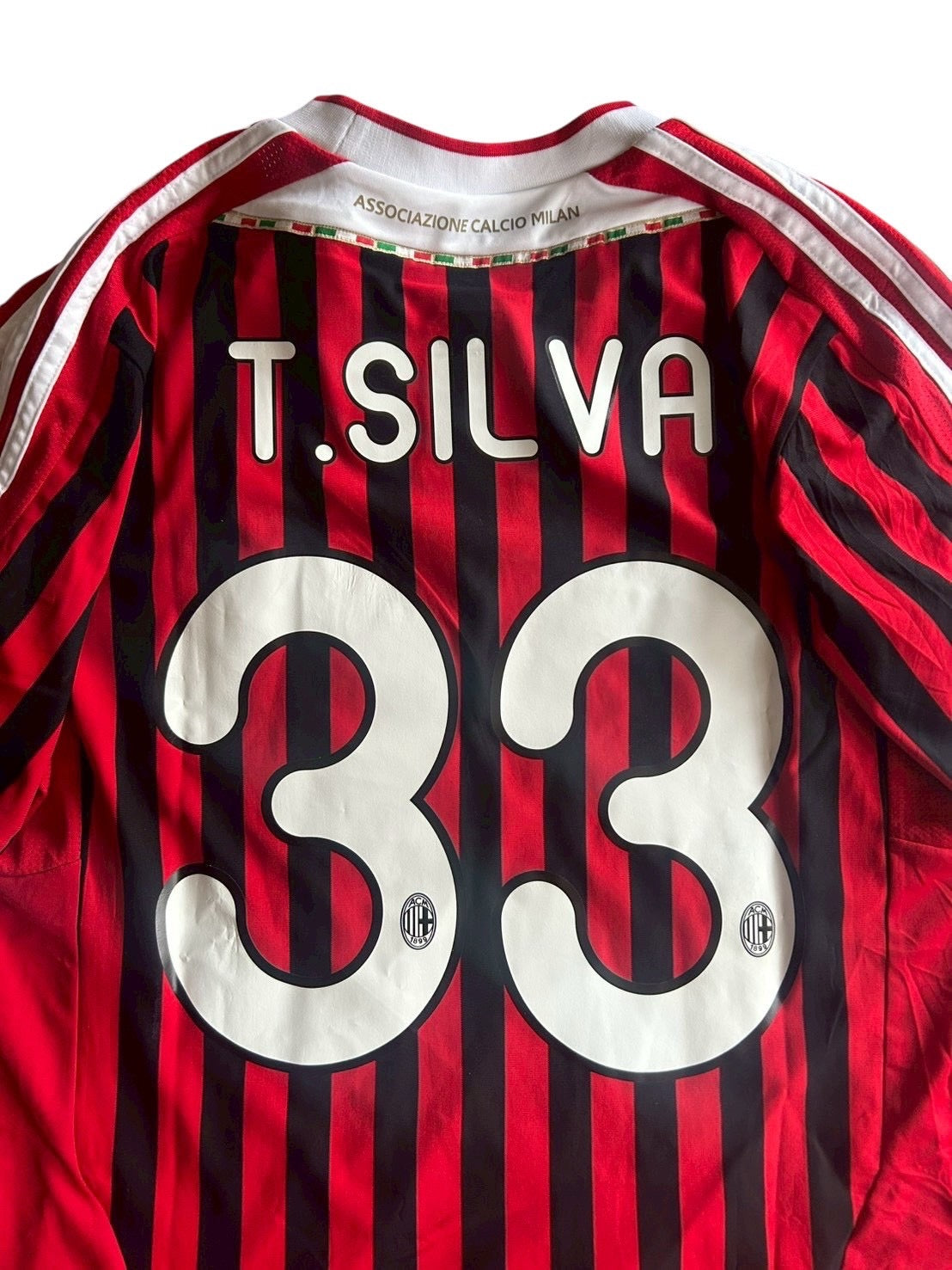 11/12 Adidas AC Milan Home No.33 Thiago Silva