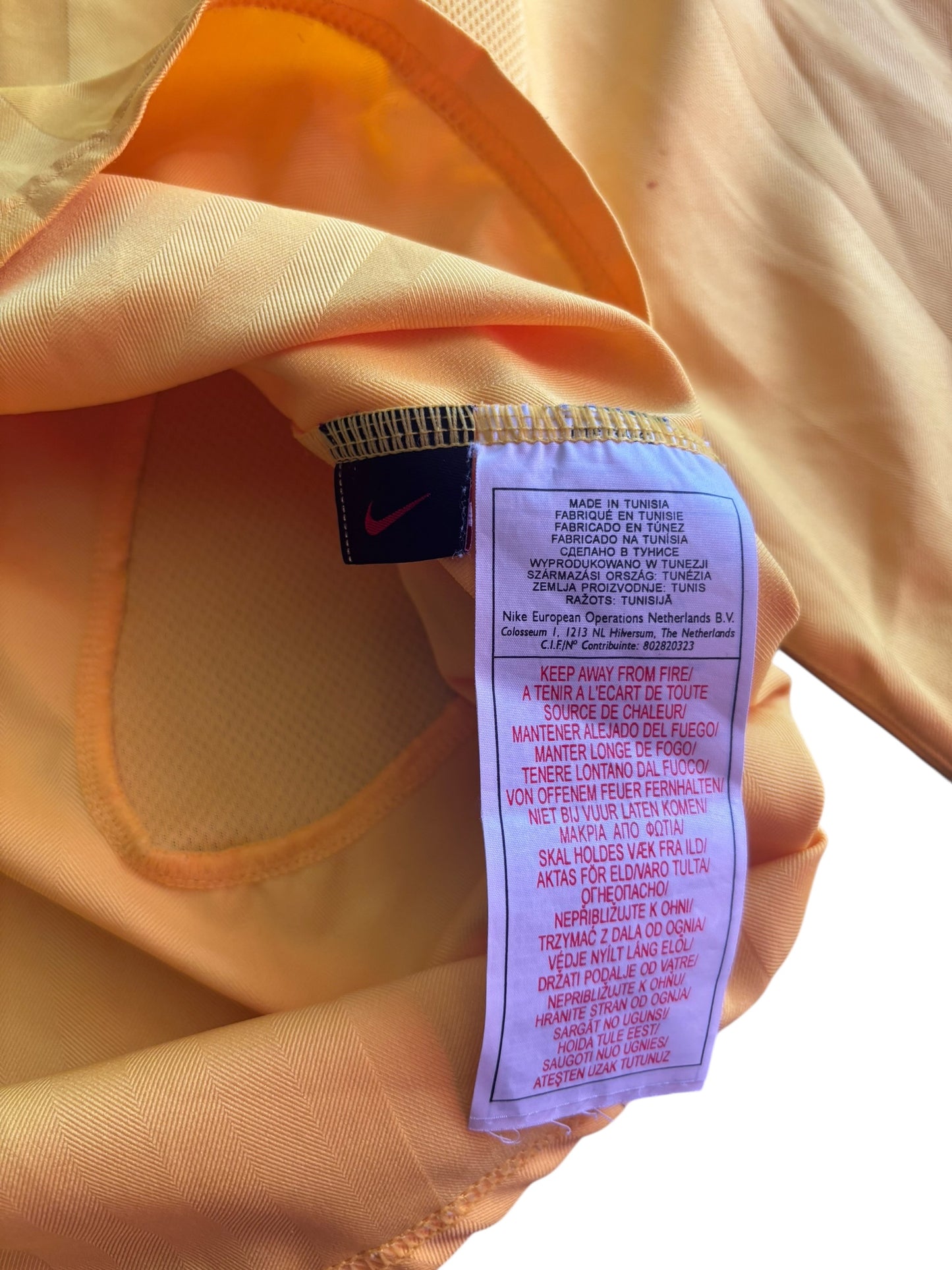 05/07 Nike Arsenal L/S Away No.10 Dennis Bergkamp