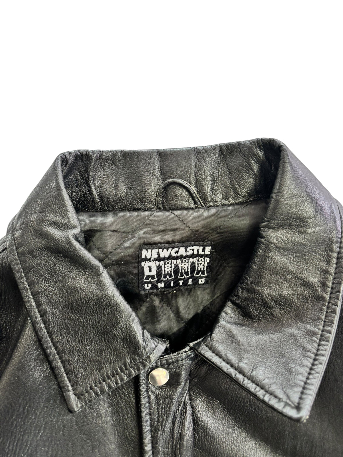 90s Newcastle United Leather Jacket