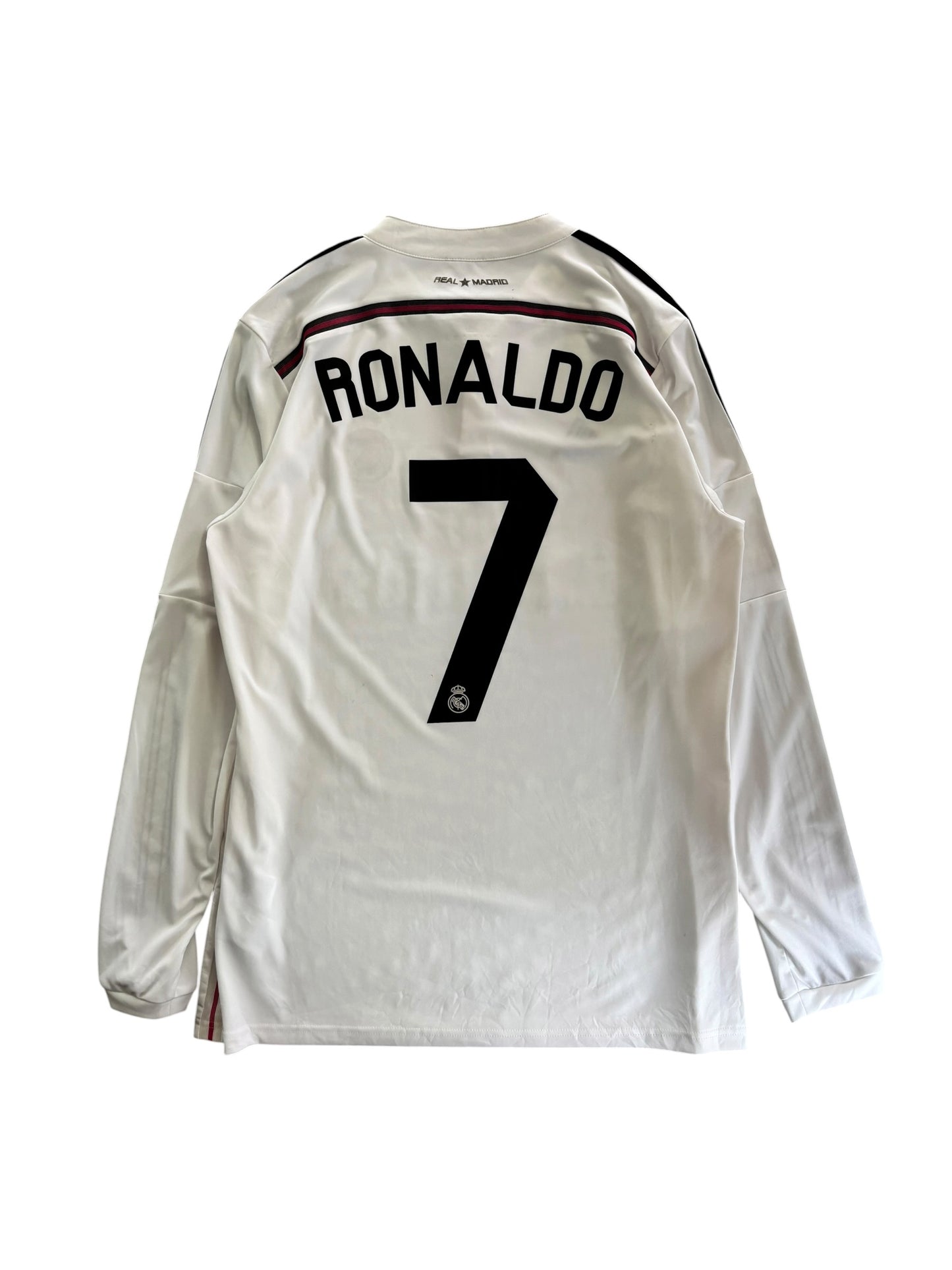14/15 Adidas Real Madrid Home L/S No.7 Ronaldo