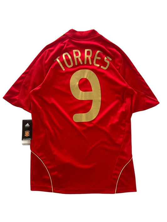 2008 Adidas Spain National Team Home No.9 Torres