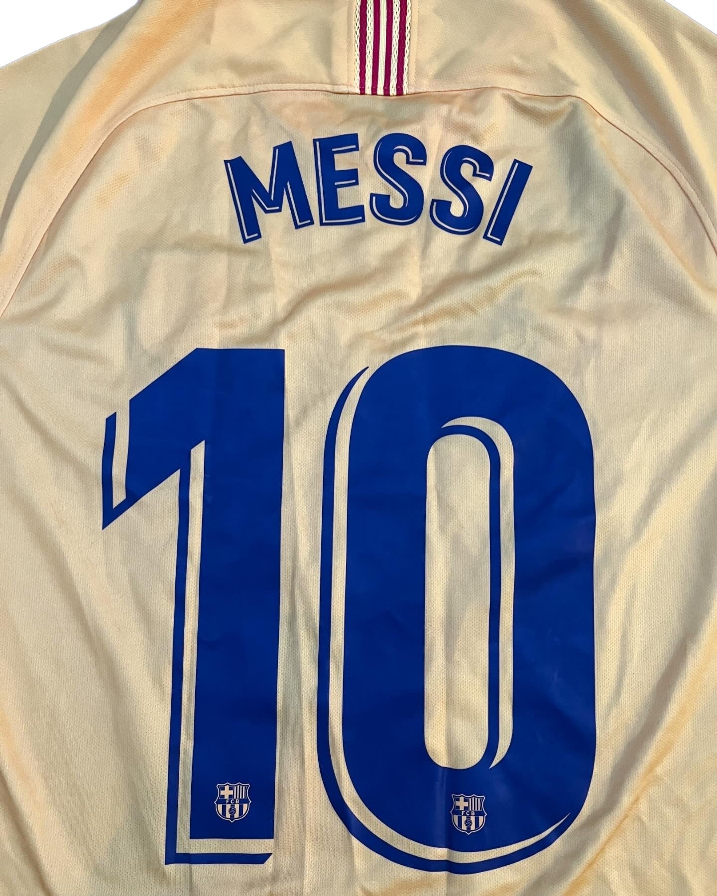 2019-20 Nike Barcelona Away Shirt No.10 Messi