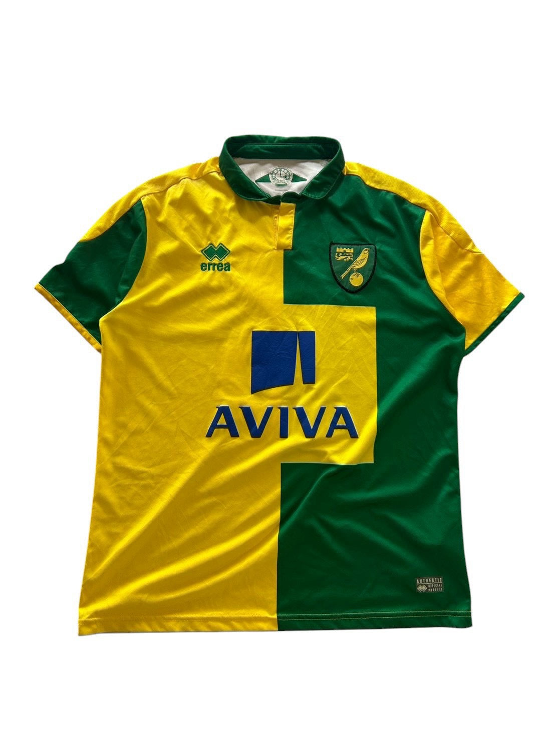 15/16 Errea Norwich Home No.16 Jarvis