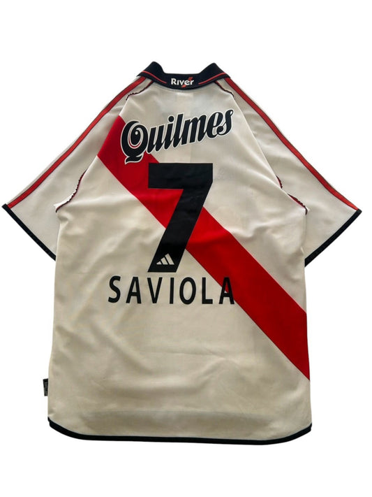 00/01 Adidas River Plate Home Saviola