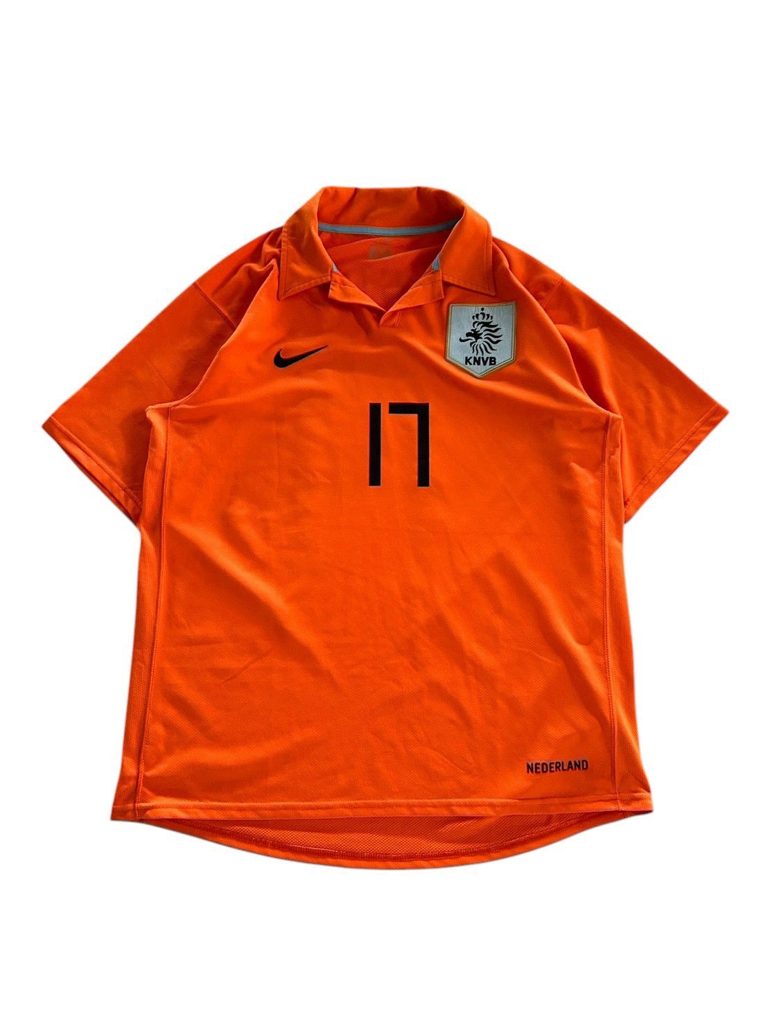 2006 Nike Netgerlands Home No.17 V.Persie