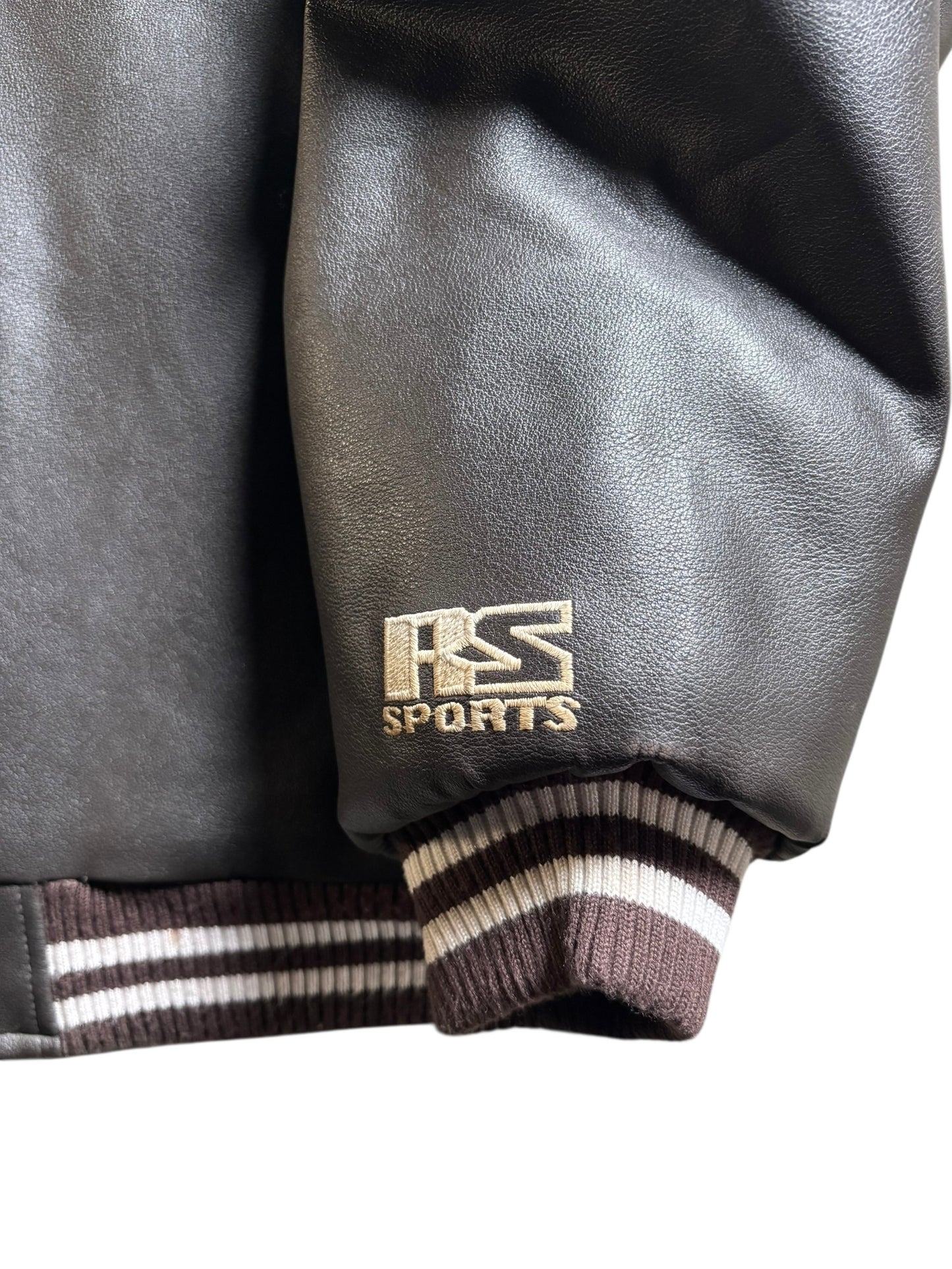 90s Club America Leather Varsity Jacket