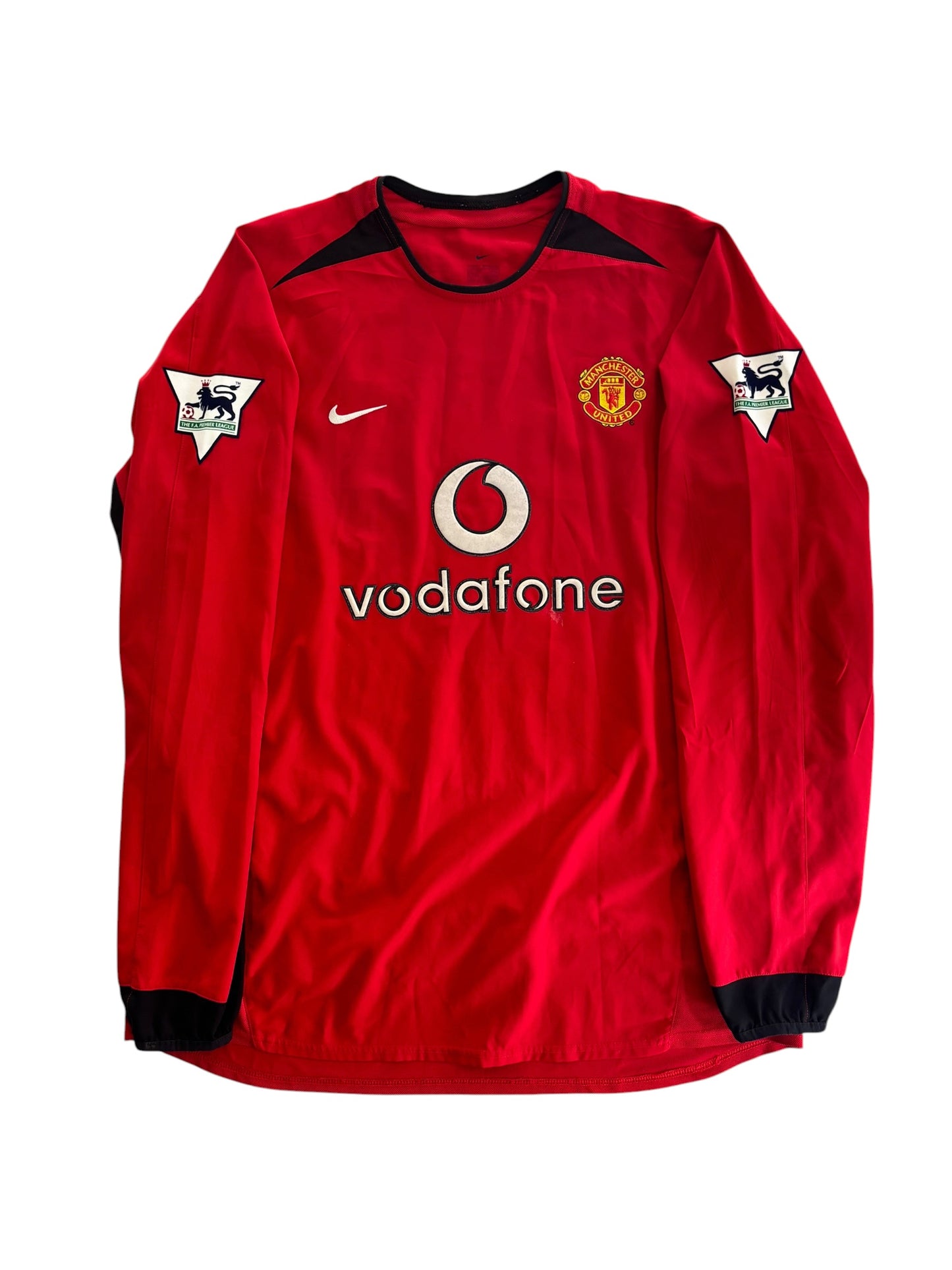 02/04 Nike Manchester United Home L/S No.7 Beckham