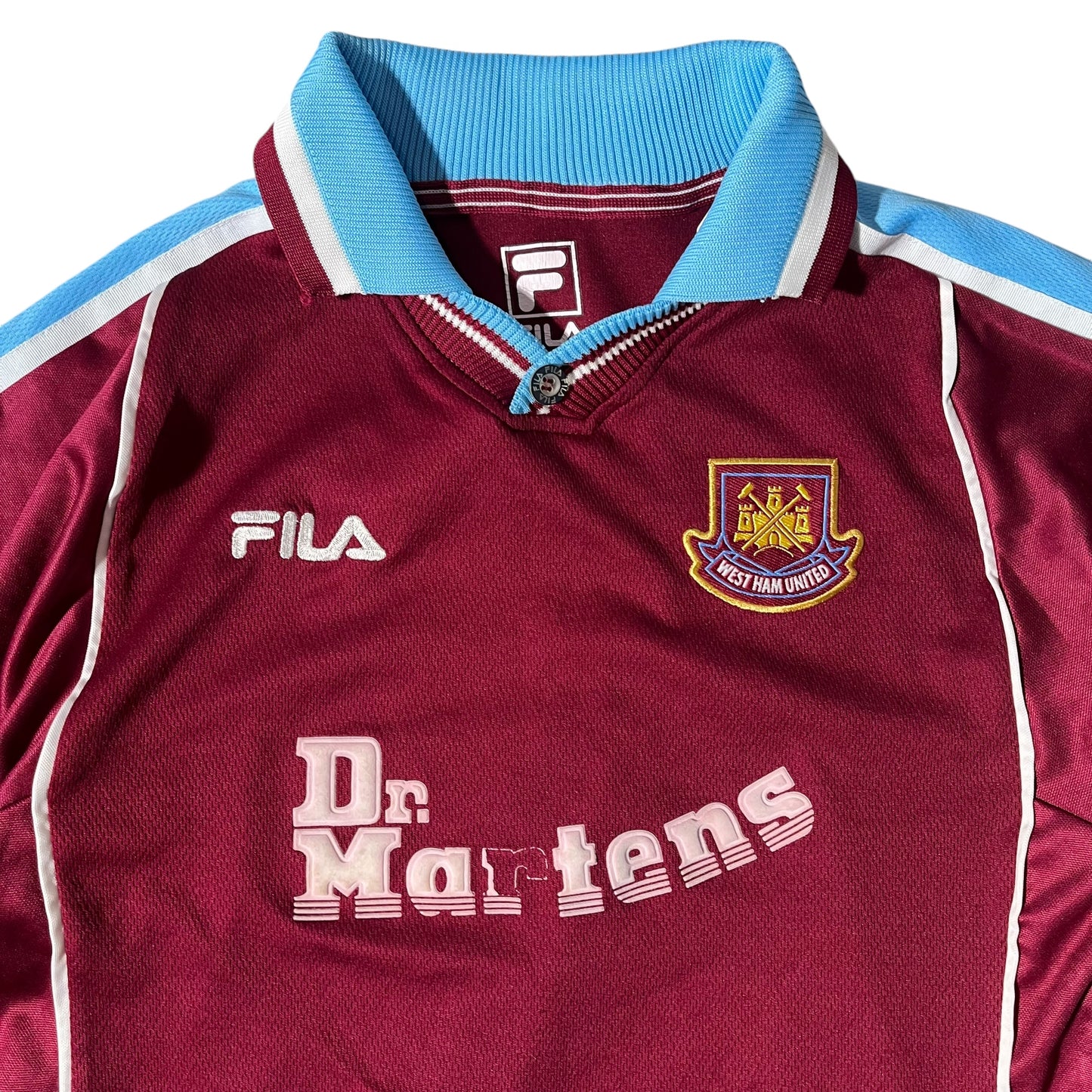 99/00 FILA West Ham United Home Shirt