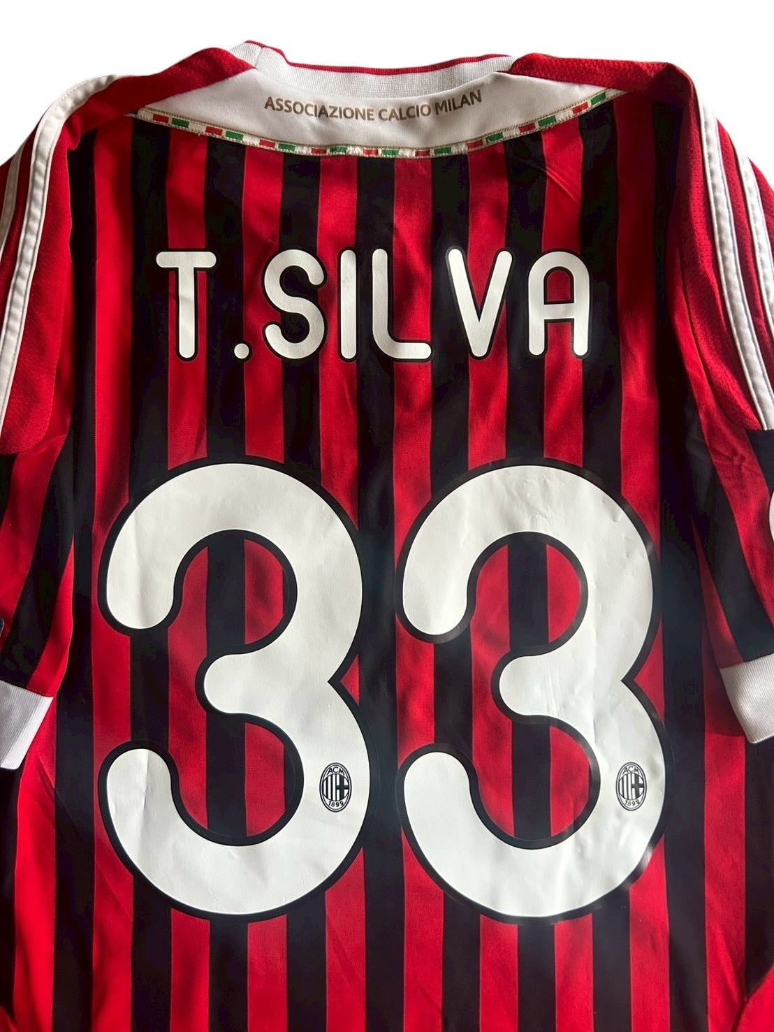 11/12 Adidas AC Milan Home No.33 Thiago Silva