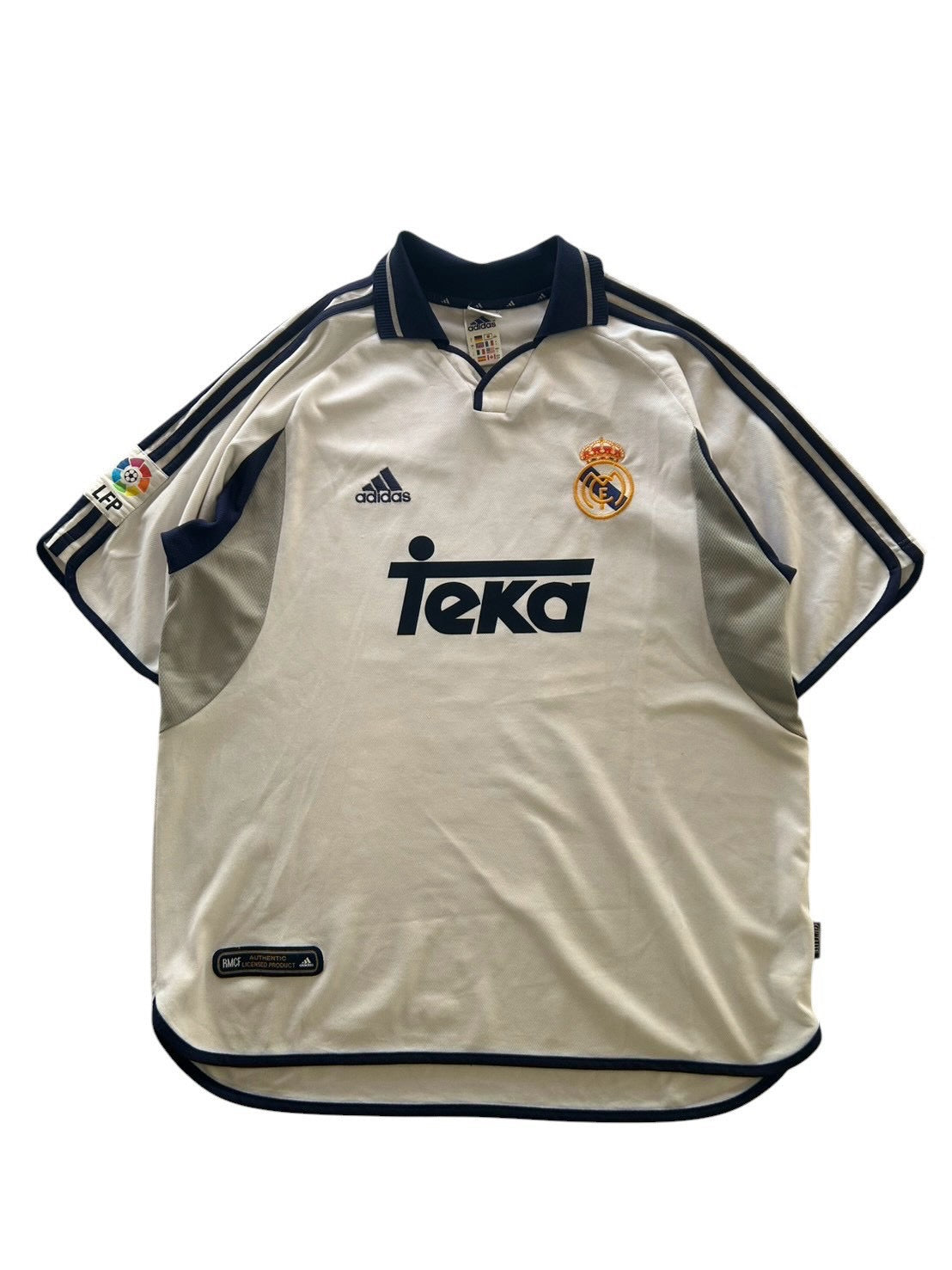 00/01 Adidas Real Madrid Home No.10 Figo