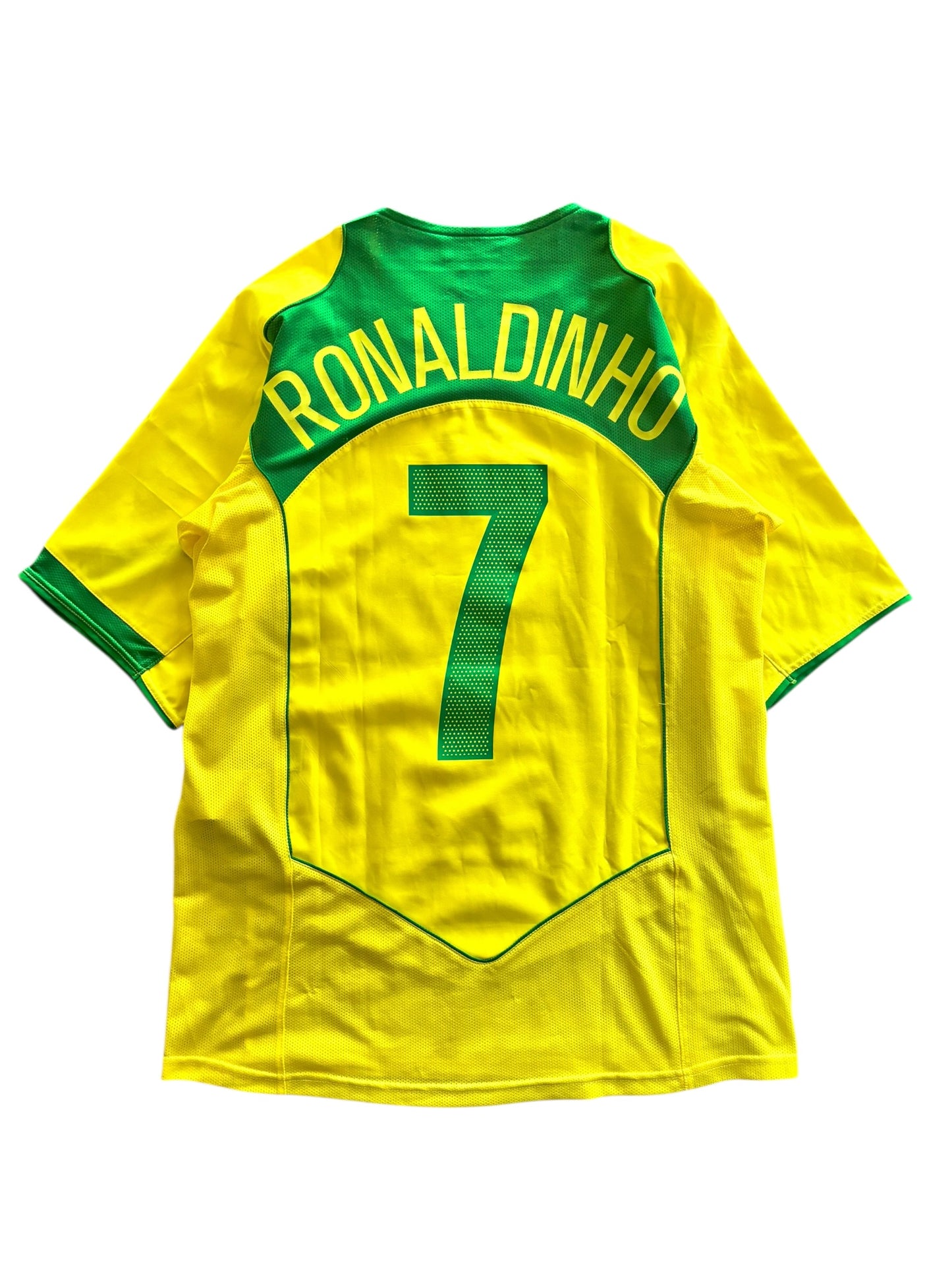 04/05 Nike Brazil National Team Home No.7 Ronaldinho