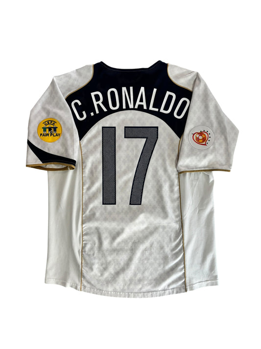 2004 Nike Portugal National Team Away No.17 Cristiano Ronaldo
