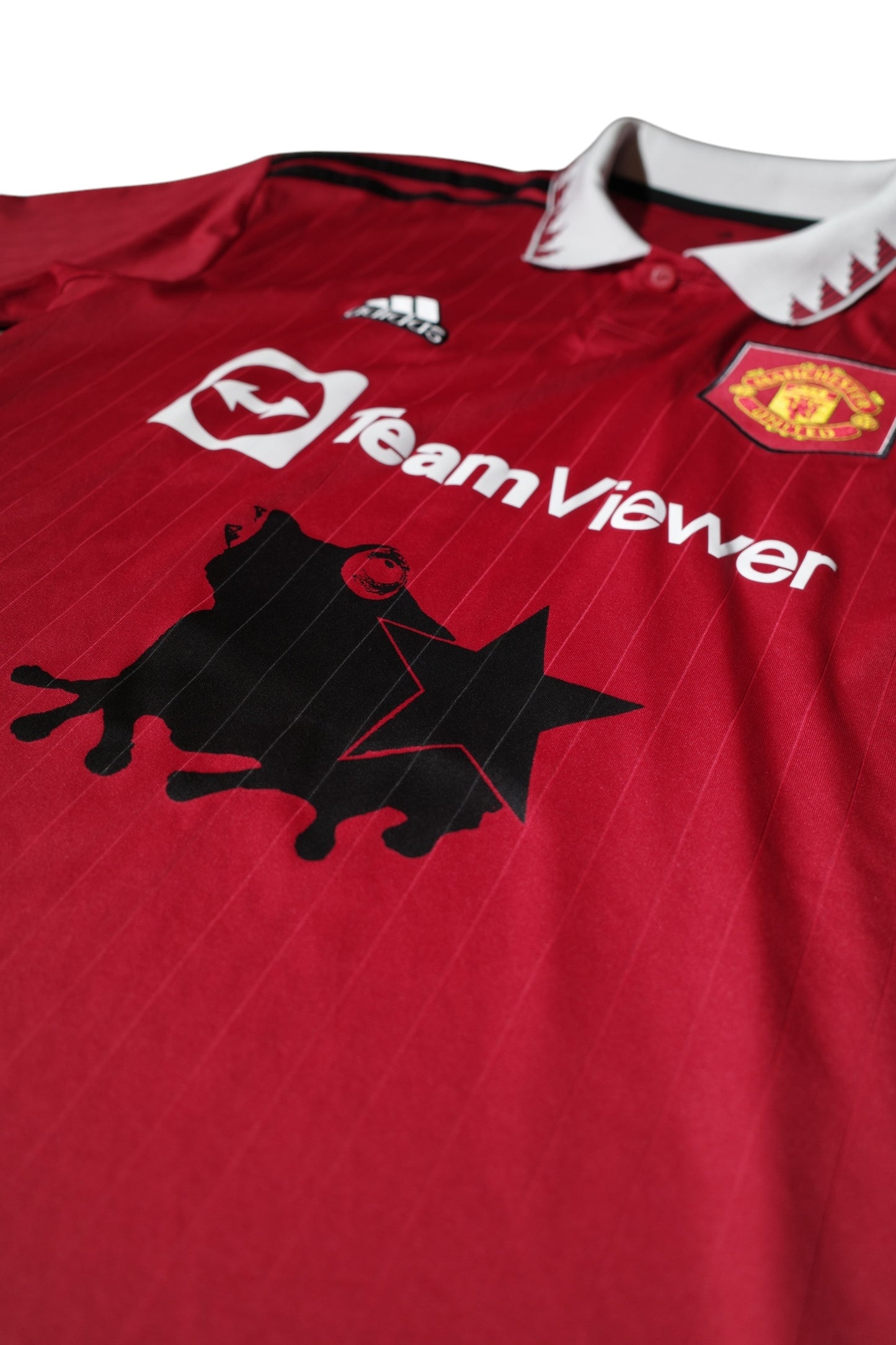 22/23 Adidas Manchester United Home Shirt Designed by Sage