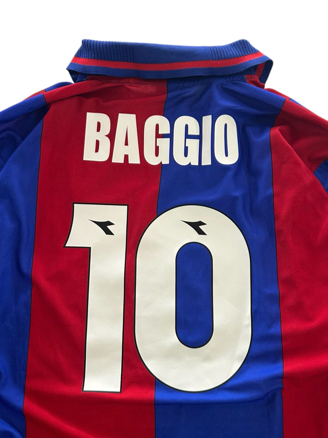97/98 Diadora Bologna Home L/S No.10 Baggio