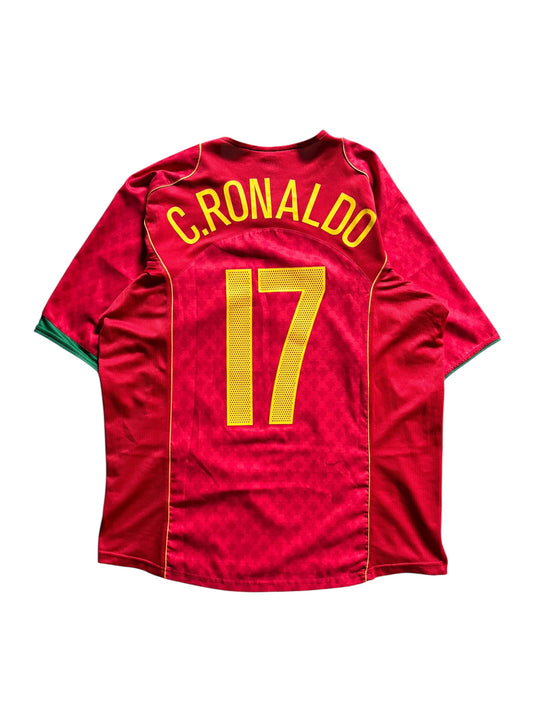 04/06 Nike Portugal National Team No.17 Cristiano Ronaldo