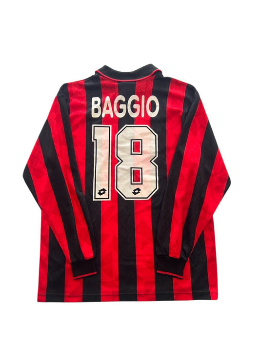 94/96 Lotto AC Milan Home No.18 Baggio