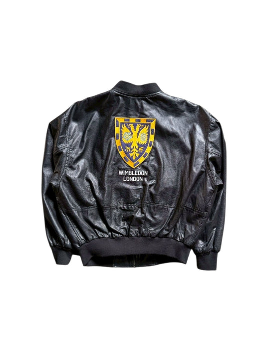 90s Wimbledon Leather Jacket