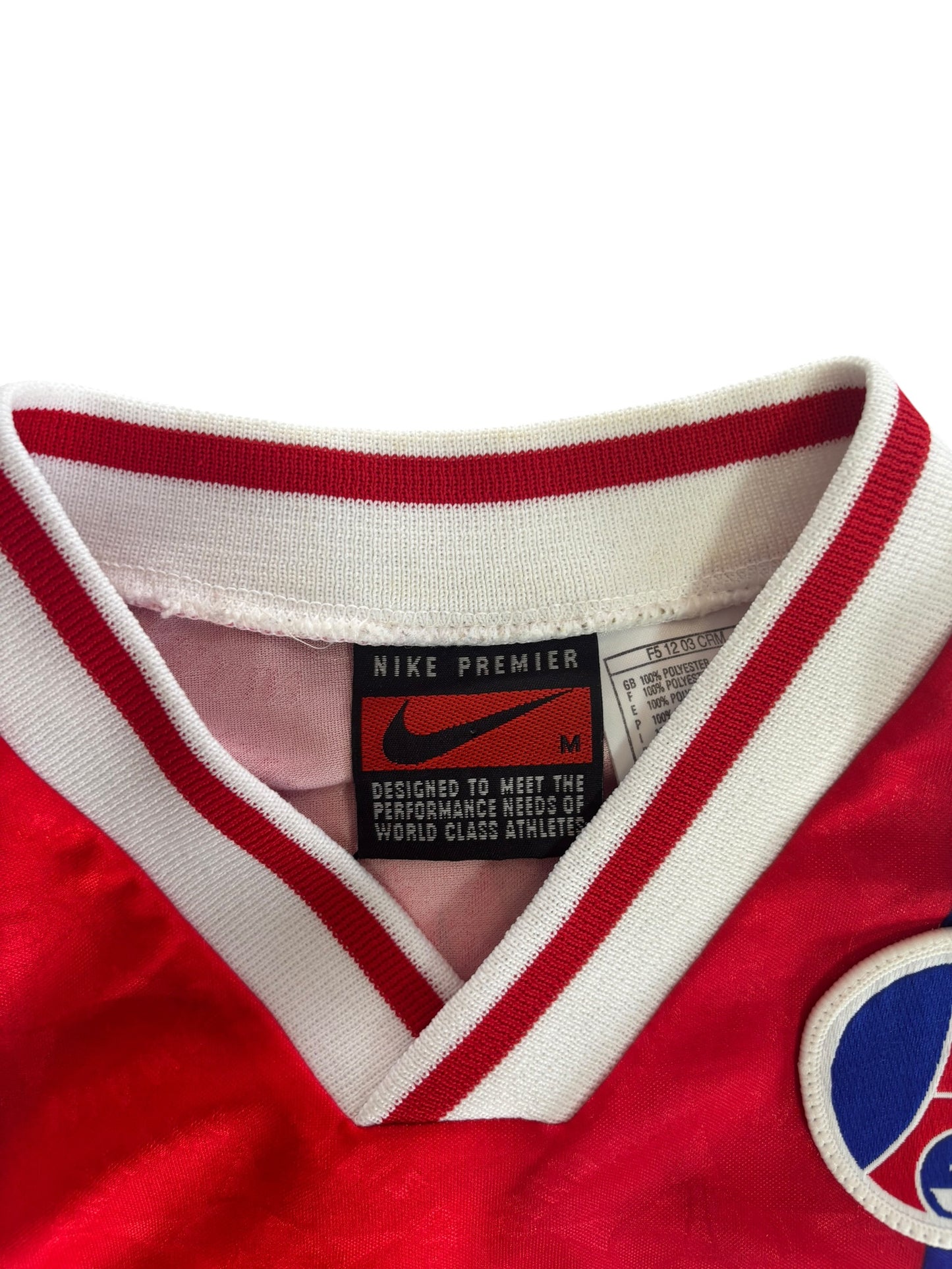 95/96 Nike Paris Saint Germain Away No.10 Rai