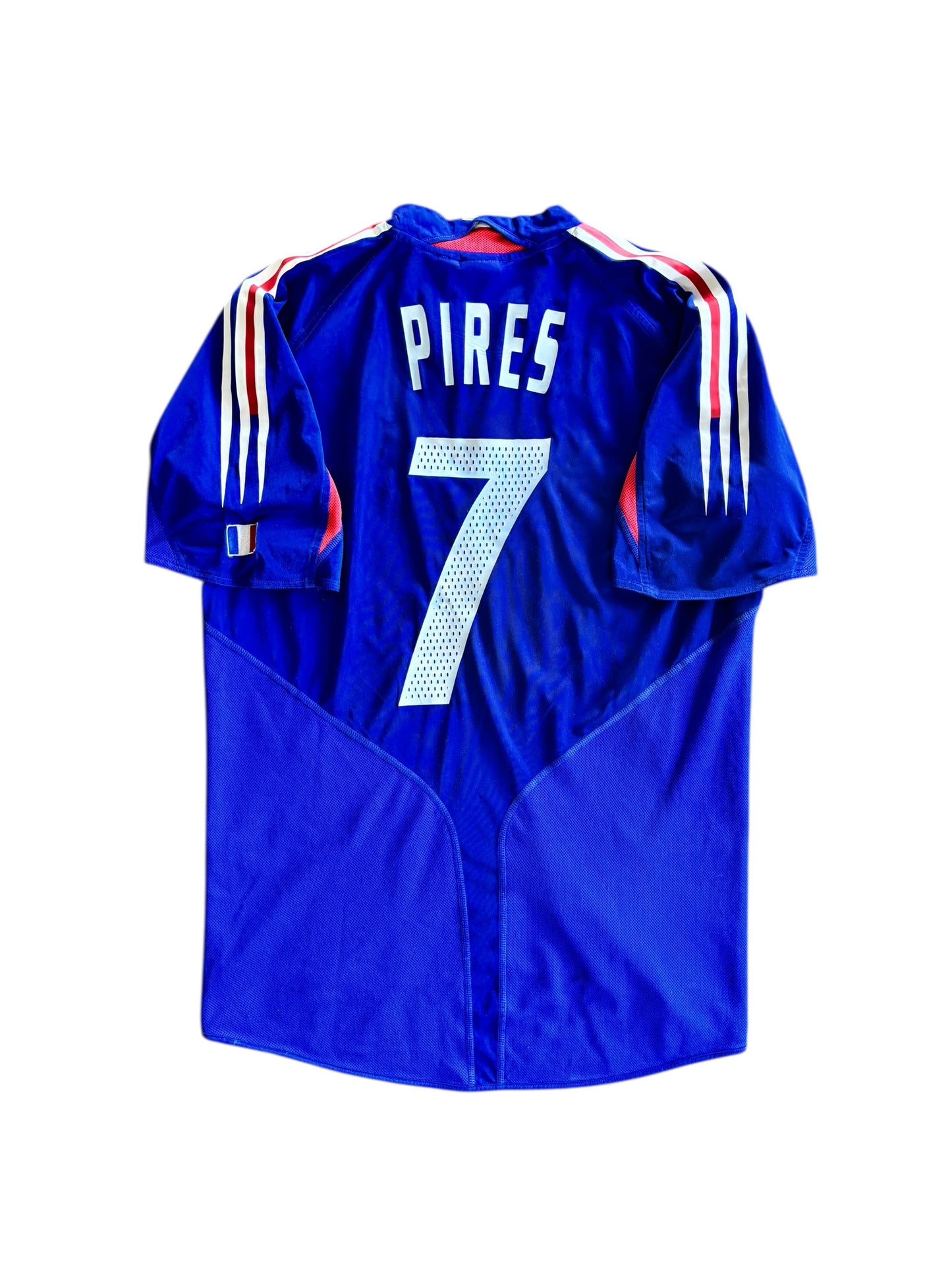 2004 Adidas  France National Team Home No.7 Pires