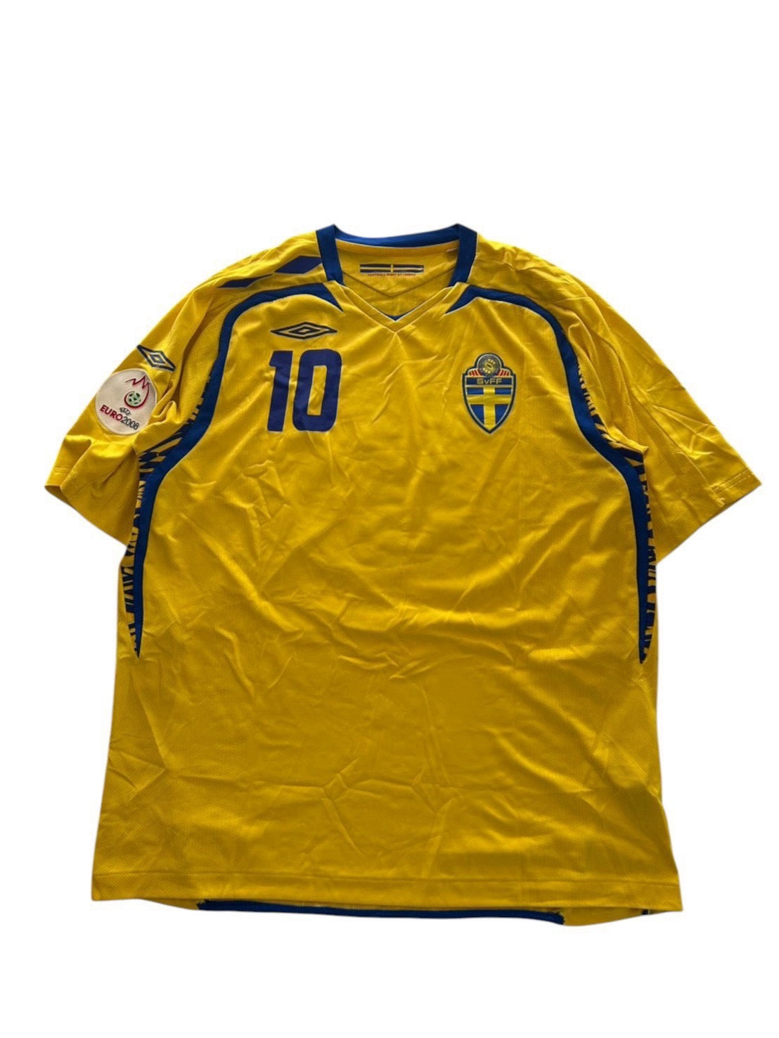 2008 Umbro Sweden Home No.10 Ibrahimovic