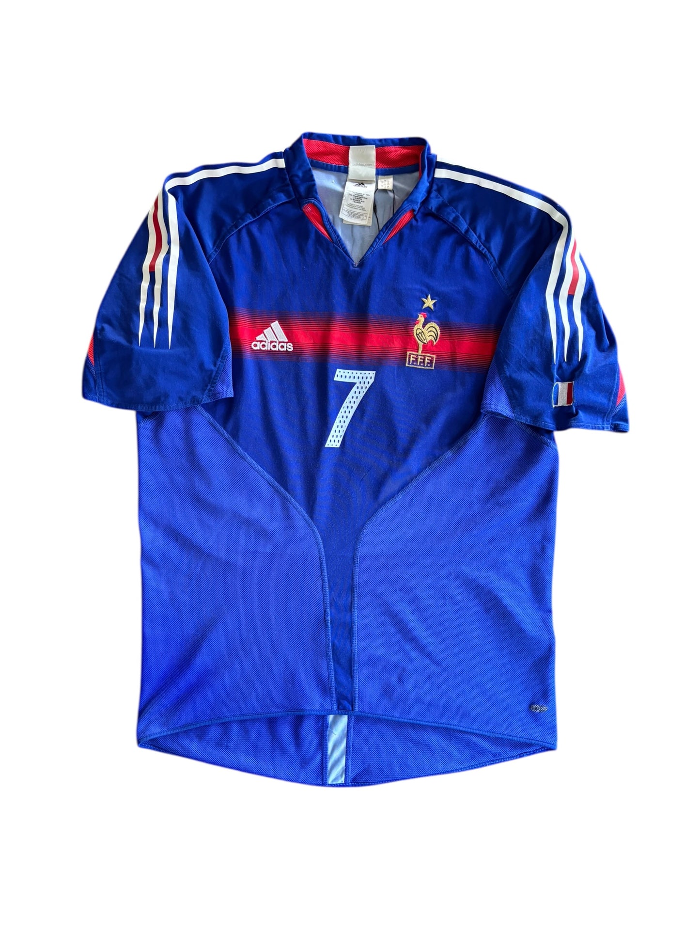 2004 Adidas  France National Team Home No.7 Pires